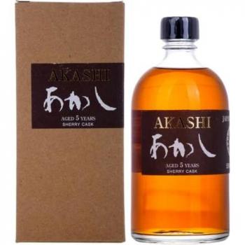 White Oak Akashi White Oak AKASHI 5 Years Old Single Malt Whisky SHERRY CASK 50% Vol. 0,5l in Giftbox - 500 ml