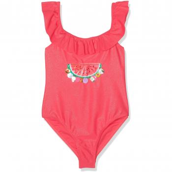 Billieblush Maillot De Bain 1 Piece, baño para Niñas,