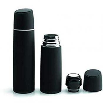 Lacor Soft Touch 62476 - Termo inoxidable, 0,35 litros, negro