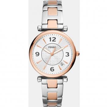 Reloj Fossil Carlie ES5156 para Mujer de Acero Inoxidable Bicolor con Movimiento Quartz