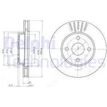 Disco de freno DELPHI BG3781 - Disco de freno, marca DELPHI, modelo BG3781