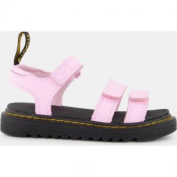 Sandalias abiertas Dr. Martens Klaire para niña con tiras y cierre adherente, suela de plataforma