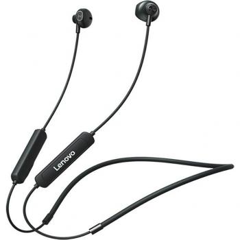 Auriculares Inalámbricos Lenovo SH1 Originales, Bluetooth 5.0, IPX5 Resistentes al Agua, Magnéticos, con Banda para el Cuello, Deportivos
