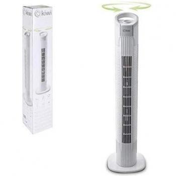 Kiwi 4 3 Vel. 50W S2204733 Ventilador Torre, Blanco, 50 w, Polyester