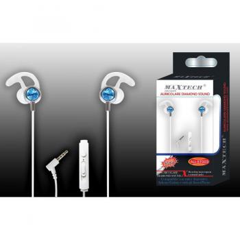 Auriculares Diamond Sound con Micrófono para Smartphone - Maxtech Au-5t003