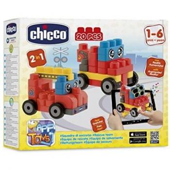 Chicco - Caja de construcción - - 2307000000 Alivio De Vehículos - 20 Piezas