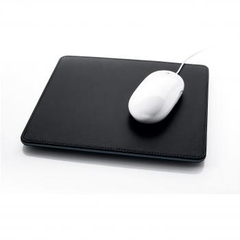 Mousepad Eyestyle® de imitación cuero, gris oscuro, 200x250mm