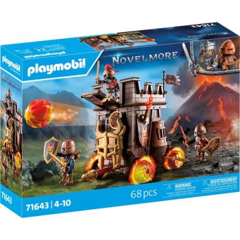 Playmobil Tanque De Batalla Con Cañón De Fuego - Carro de Combate con cañón de fuego, incluye tres bandidos de Burnham y varios accesorios, juguetes llenos de acción para niños y niñas a partir