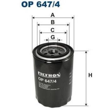 Filtron OP647/4 Bloque de Motor