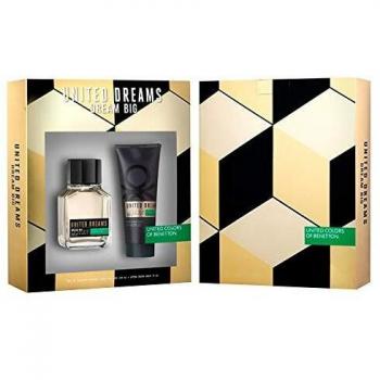 Benetton United Dreams Dream Big for Men Gift Set 2 pzs 100 ml EDT + 75 After Shave Balm