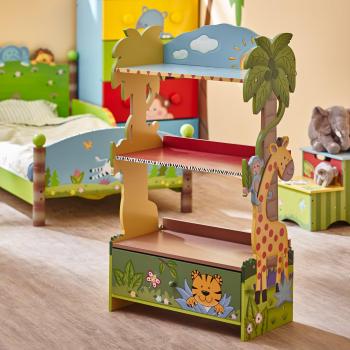 Fantasy Fields 'Sunny Safari' Estantería Infantil para Niños Estante De Madera W-8268A
