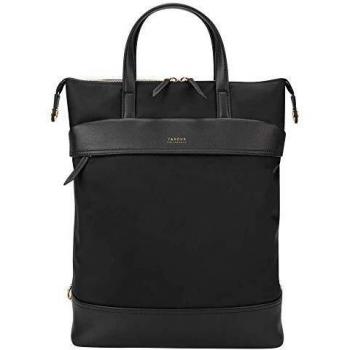 Targus Newport Convertible 2-in-1 Backpack to Tote Bag, Sleek Professional Business Tote Purse Bag and Backpack, Protective Sleeve fits 15-Inch Laptop, Black