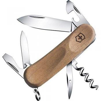 Victorinox Unisex's Evowood 10 Swiss Army Knife Blade, Wood, Medium