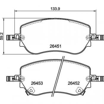 Pastillas de freno BREMBO P 23 198