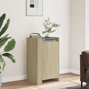 Aparador Sonoma de madera multicapa en color roble, dimensiones 45x35x75 cm