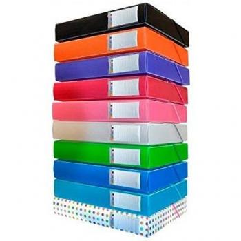 CAJA DE PROYECTOS 330X250 LOMO 50MM COLORES SURTIDOS