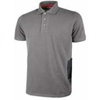 Polo de Trabajo U-Power Gap Gris Meteorito Confección de 3 Piezas Talla XXL