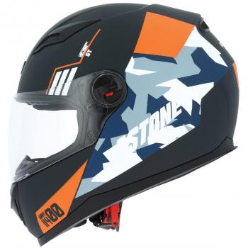 Astone Helmets gt2g-army-bom casco Moto Integral GT, negro, talla M