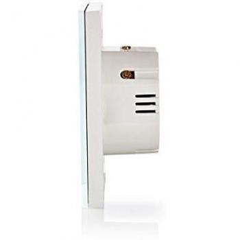 NEDIS Interruptor de Pared Smartlife Interruptor de Pared Inteligente con Wi-Fi - Controlador de Cortinas, persianas o parasoles Blanco