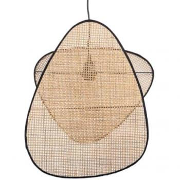 Lámpara de Techo Romimex Negro Natural E27 220-240 V