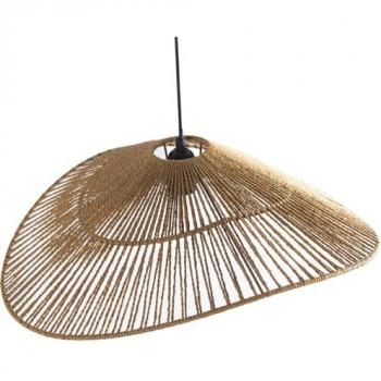 Lámpara de Techo Alexandra House Living Marrón Metal Mimbre 40 W 51 x 16 x 51 cm
