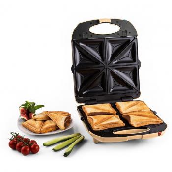 Klarstein Trinity Sandwichera - gofrera - parrilla 3en1 XXL