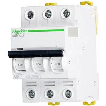 Schneider elec pbt - dit 21 22 - Interruptor automático magnetotérmico ic60h 3 polos 3a curva-c
