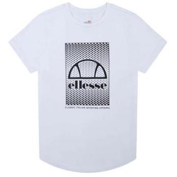 Camiseta Ellesse Palagio Blanco Junior Tee T Shirt S3R17761-908, Short Sleeve, Sintético, Talla: 10-11 Years, Niño