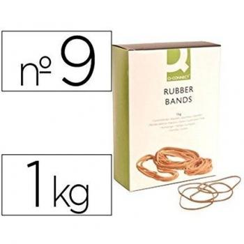 Q-Connect - Gomillas Elásticas 1000 Gr Número 9 90 X 2 Mm