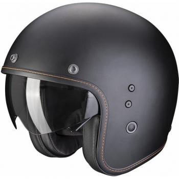 Casco Jet SCORPION Belfast Evo negro mate, talla XL