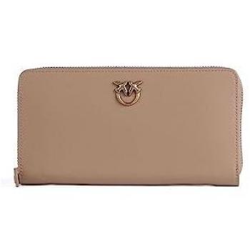 PINKO Ryder Wallet Leather 20 cm brown - Women's Wallet - Color: Beige - Size: OS