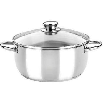 Monix Optima - Cacerola Optima 26 cm con tapa de cristal