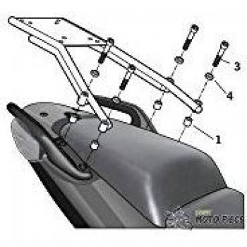 Shad H0CB10ST Soporte de Baúl para Honda CBF 1000, Negro