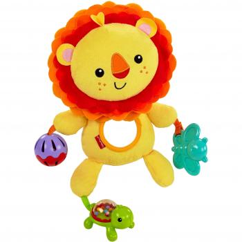 Fisher-Price León de actividades, juguete de peluche para bebé +3 meses