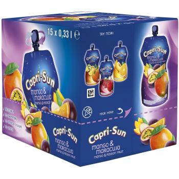 Pack de 15 unidades de Capri-Sun Mango y Maracuyá 330 ml