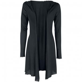 ForPlay Overlay Hood Cardigan Chica Negro 3XL