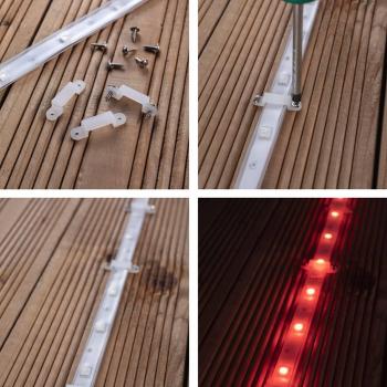 Tira LED SimpLED Exterior 5m IP44 13W 24 LEDs/m RGB Transparente