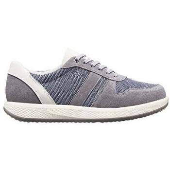 Zapatillas Joya SVEN - Corte Deportivo - Cuero Auténtico - Color Gris - Talla 41