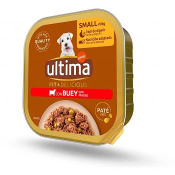 Ultima Mini Adult Fit And Delicious Paté Con Buey Para Perros 150 Gr