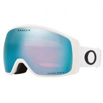 Oakley Flight Tracker M Matte White Prizm Sapphire Ski Goggles