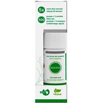 ECOCERA ARROZ Y CARBON ACTIVO CHAMPU SECO CABELLO OSCURO 15GR
