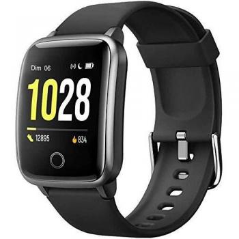 Fitpolo Reloj Inteligente Mujer Niños Hombre,smartwatch Mujer niños, Pulsera de Actividad Inteligente con Monitor de Sueño Contador de Caloría Pulsómetros Podómetro para Android iOS