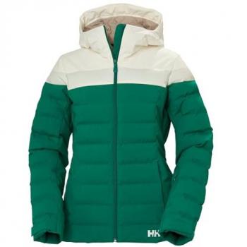 Helly Hansen Women's Imperial Puffy Hooded Ski Jacket Green M