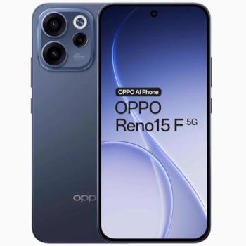 Smartphone OPPO Reno15 F 5G 8GB RAM 256GB Almacenamiento Pantalla 6.57 Doble SIM Android 16 Negro
