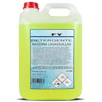 Detergente Líquido Industrial para Lavavajillas 5 Litros - Alto Poder Desengrasante