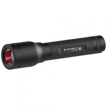 Ledlenser Linterna de bolsillo LED compacta P5, 140 lúmenes, enfocable, haz de luz de 120m, duración de hasta 4h, carcasa metálica robusta, funcionamiento con 1 pila AA, incl. pila