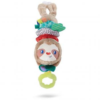 Infantino Juguete Peluche Musical con Mordedor Perezoso para Colgar - Caja de Música Multicolor