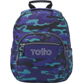 Mochila Escolar Totto Tempera Azul 10 Litros