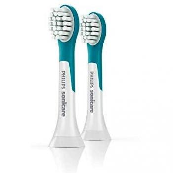 Philips Sonicare For Kids HX6032 - Set de 2 cabezales mini para cepillo de dientes, a partir de los 4 años