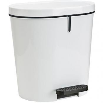 Cubo de Pedal Sunware Zamora 8 Litros Blanco 28,5x23x28,5 cm